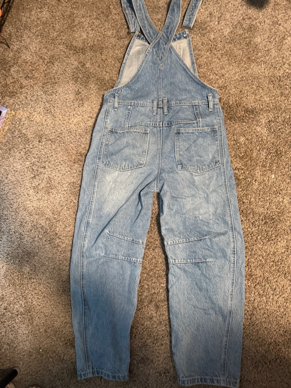 Light Wash Denim Women’s Overalls - Picture 5 of 5